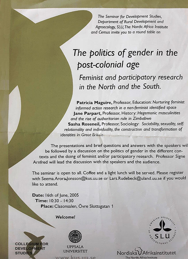 Politics of gender in the post-colonial age